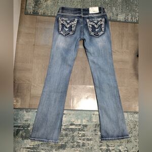 Grace in LA  Boot Cut Jeans with Embellished Pockets